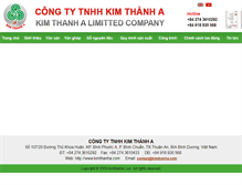 Tablet Screenshot of kimthanha.com